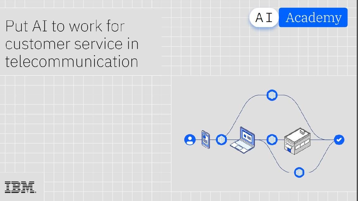 Put AI to work for customer service in telecommunication