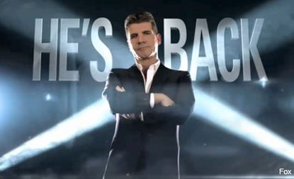 Simon Cowell X Factor US advert - American, X Factor, 2011, America, watch, first, two, second, advert, teaser, trailer, He's Back, Have you Got it?, Celebrity, news, Marie Claire