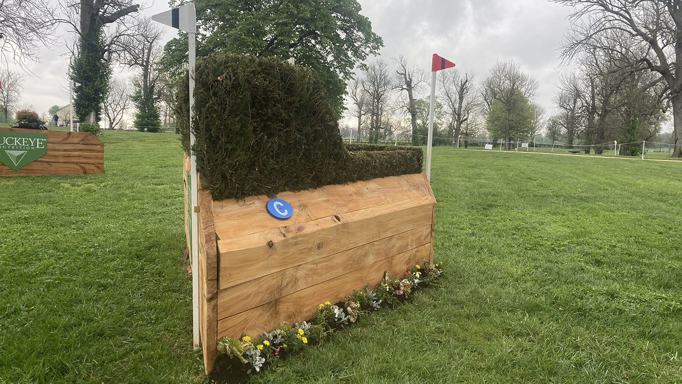 Kentucky Three-Day Event cross-country course 2024 fence 5c
