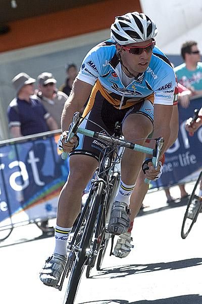 Michael Matthews (Jayco/AIS) was on the attack early into the opening criterium.