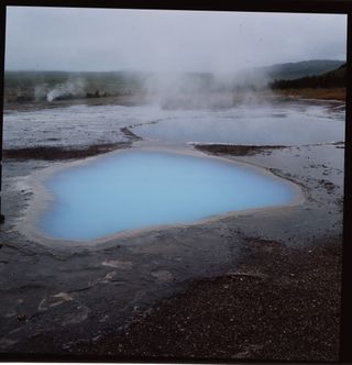 Hot spring in Iceland