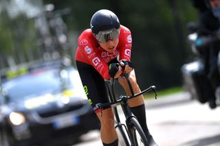 EDE NETHERLANDS AUGUST 24 Marlen Reusser of Switzerland and Ale Btc Ljubljana Team during the 23rd Simac Ladies Tour 2021 Prologue a 24km Individual Time Trial stage from Ede to Ede SLT2021 SimacDS UCIWWT on August 24 2021 in Ede Netherlands Photo by Luc ClaessenGetty Images