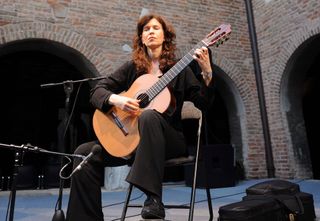 Sharon Isbin performs at the Basilica of Santo Stefano in Bologna, Italy on June 22, 2010