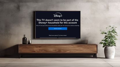 Disney+ password sharing warning notice