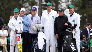 Jack Nicklaus, Tom Watson and Gary Player at The Masters