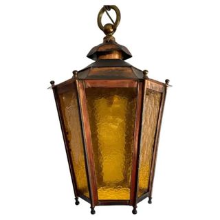 Antique Copper Lantern Pendant