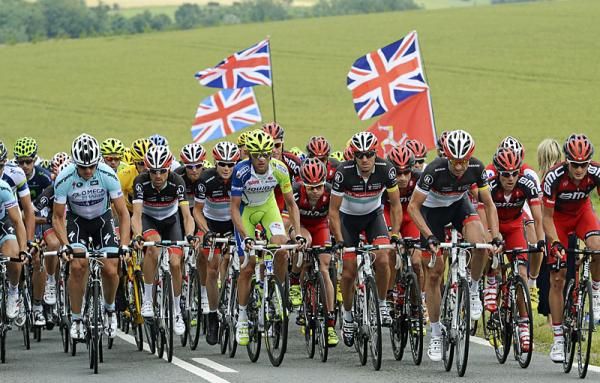 British fans are out in force to cheer during the 2012 Tour