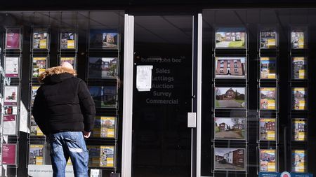 Estate agent's window