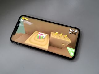 Suzy Cube on an iPhone XS
