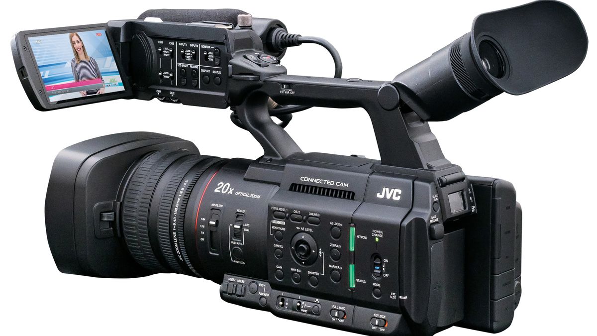 JVC&#039;s first NDI-compatible broadcast camera.