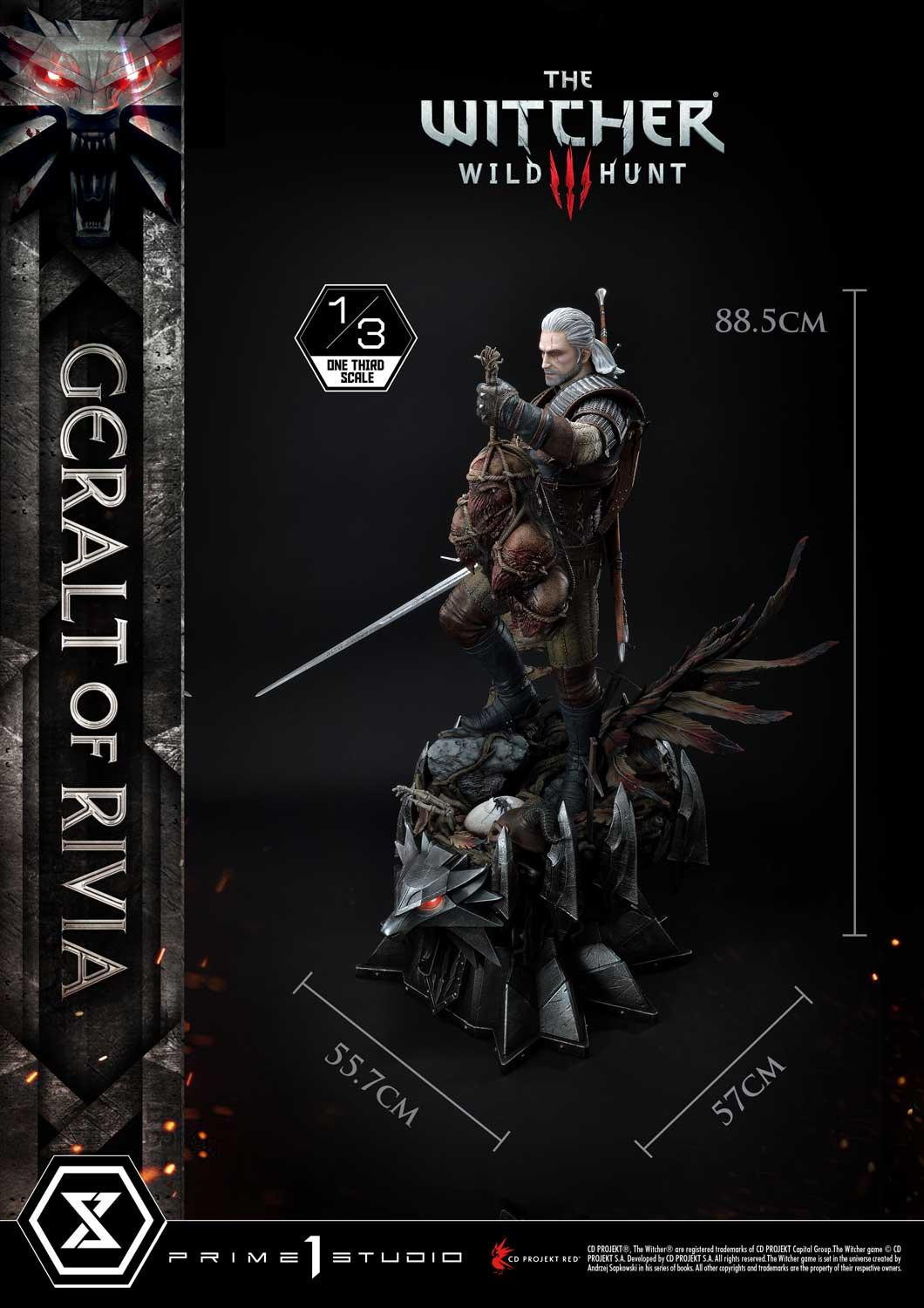 Geralt of Rivia statue