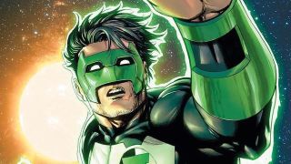 DC Comics artwork of Green Lantern Kyle Rayner