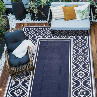 Rectangular outdoor rug at walmart