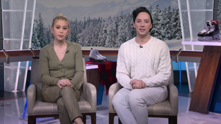 Tara Lipinski and Johnny Weir NBC Sports interview