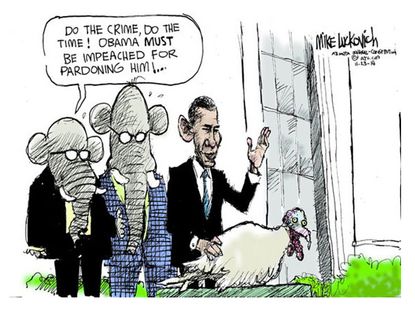 Obama cartoon GOP pardon impeachment