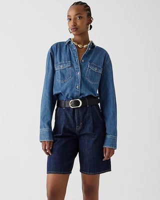 Garçon Classic Chambray Shirt in Neela Wash