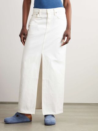 Agolde Leif Denim Maxi Skirt