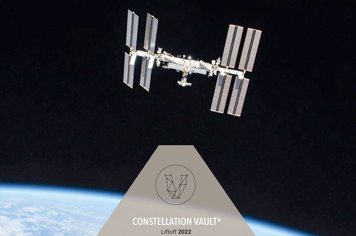 Uplift Aerospace&#039;s Constellation Vault will showcase fine art, jewelry and other goods for sale on the International Space Station.