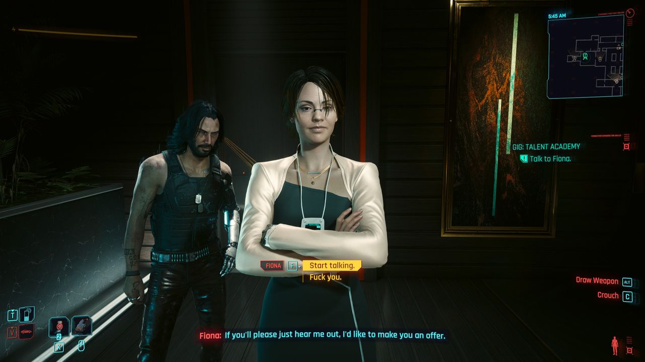 Cyberpunk 2077 Talent Academy