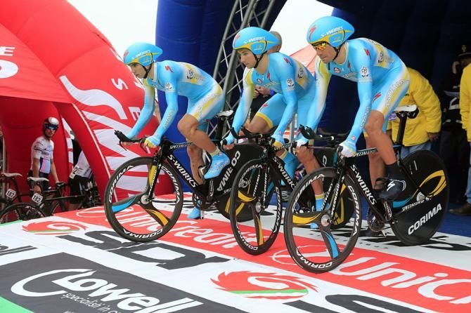 Astana rolls out.