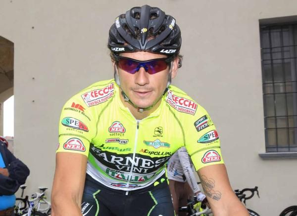 Filippo Pozzato (Farnese Vini-Selle Italia) made his comeback after his short ban
