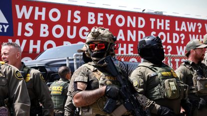 ICE agents in Los Angeles