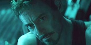 Robert Downey Jr. as Iron Man / Tony Stark in Avengers: endgame