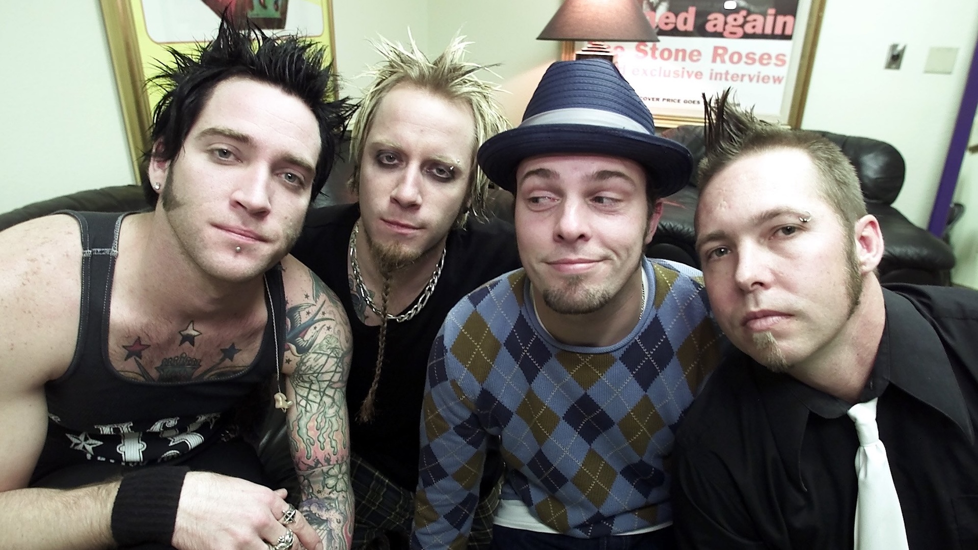 Lit in Las Vegas dressing room in 2002