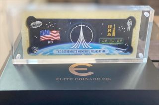 The Astronauts Memorial Foundation's (AMF) new Artemis 1 collectible note is limited to a total of 3,661 pieces.