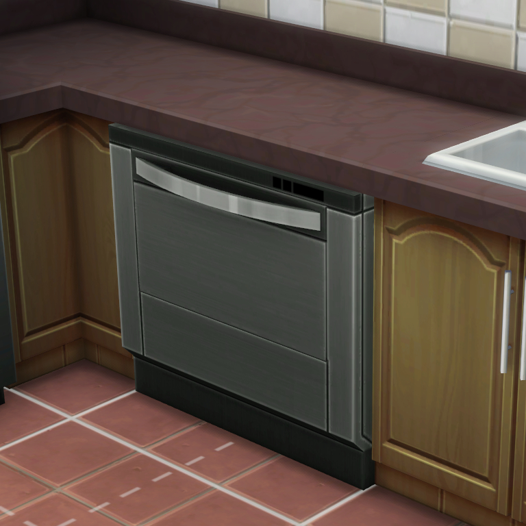 The Sims 4 dishwasher