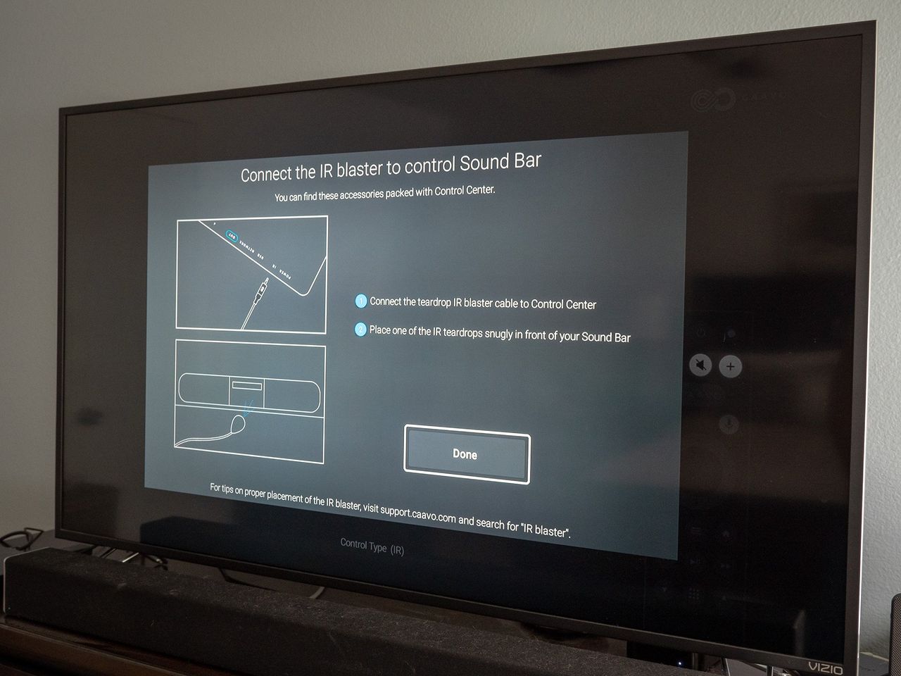 Caavo Control Center Setup