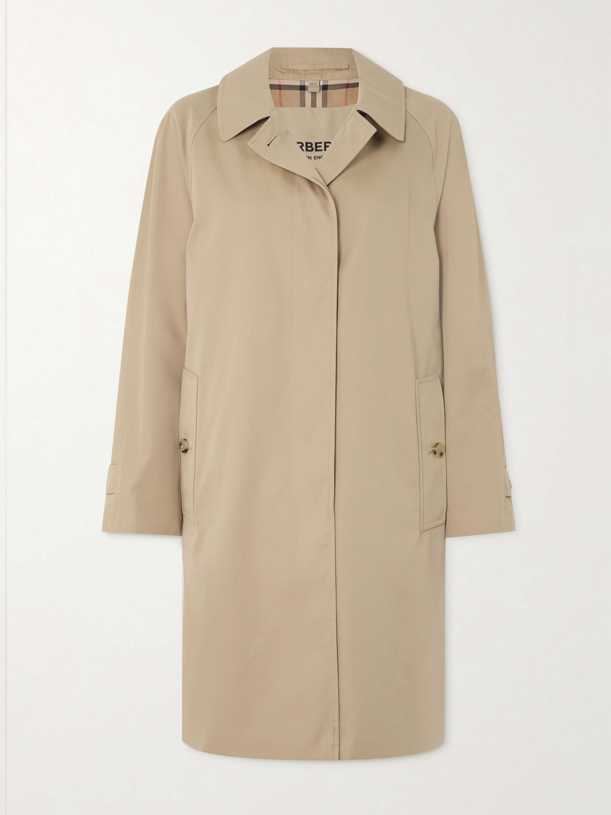 Camden Organic Cotton-Gabardine Coat