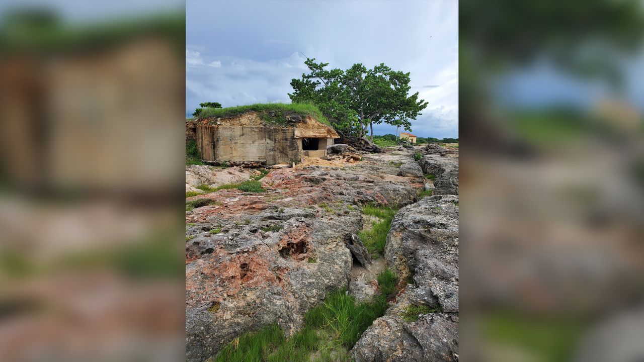 Another photo of a bunker. The Cuban Missile Crisis brought the world to the brink of nuclear war.