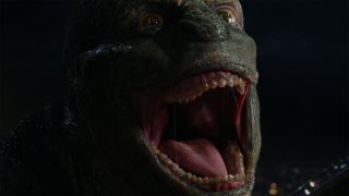 Lizard (Rhys Ifans) screams in The Amazing Spider-Man
