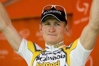 André Greipel on his way back after an crash in Tour Down Under