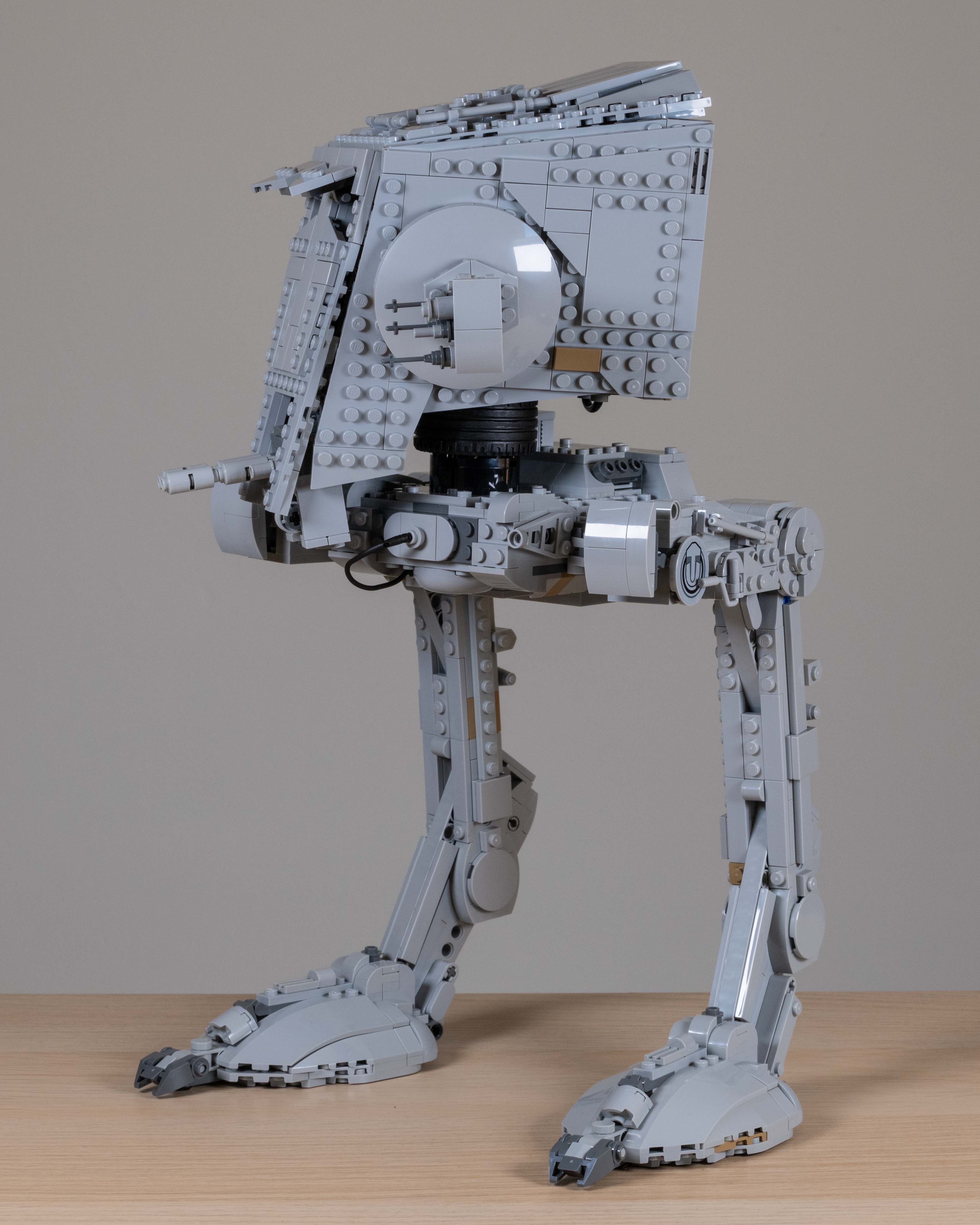 Lego Star Wars AT-ST Walker (75417) on a neutral background