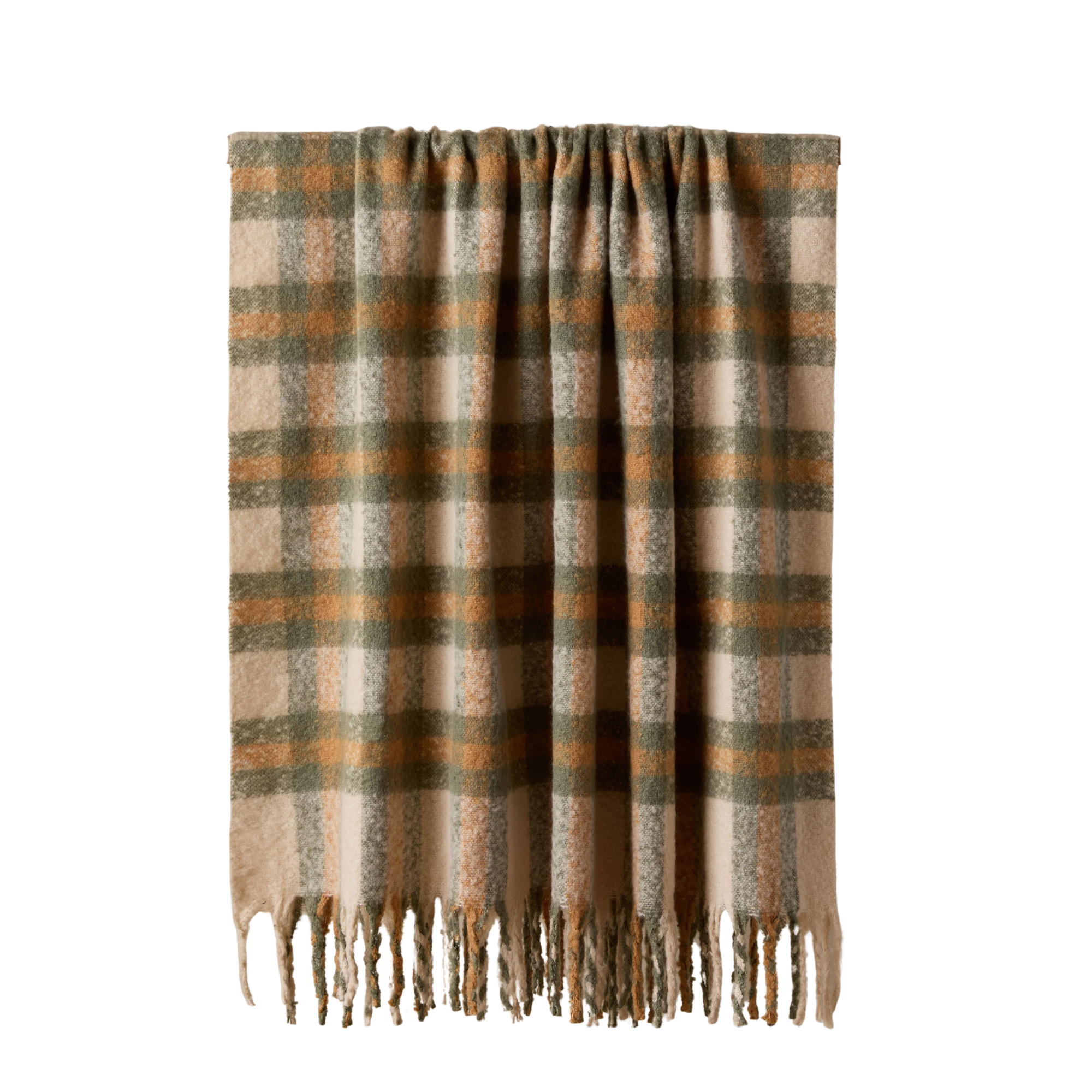 a plaid blanket
