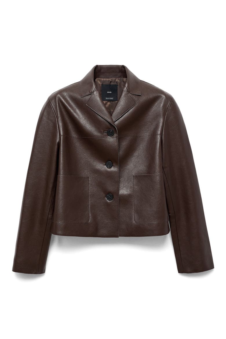 Faux Leather Jacket