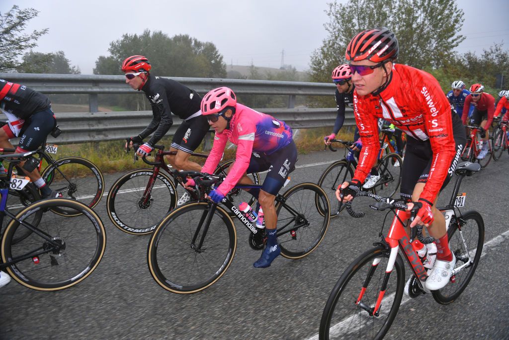 Sergio Higuita (EF Education First) in the peloton during Milano-Torino