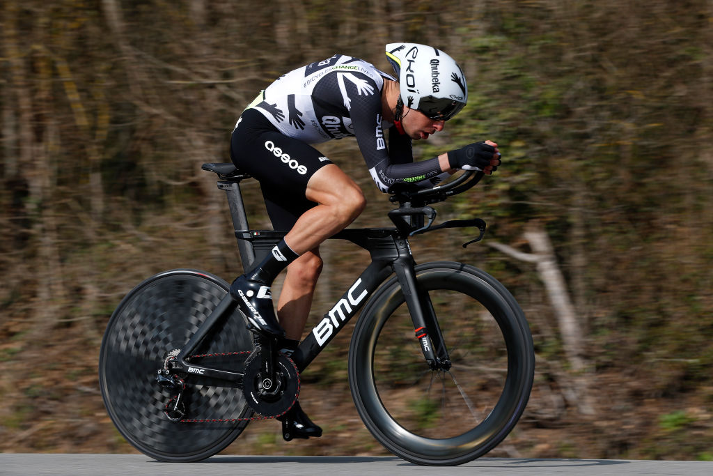 GIEN FRANCE MARCH 09 Fabio Aru of Italy and Team Qhubeka Assos during the 79th Paris Nice 2021 Stage 3 a 144km Individual Time Trial stage from Gien to Gien 147m ITT ParisNice on March 09 2021 in Gien France Photo by Bas CzerwinskiGetty Images
