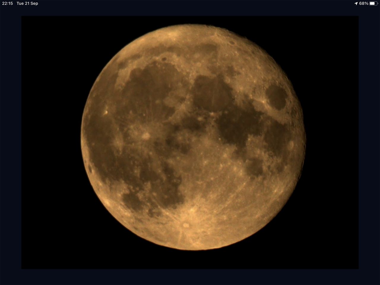 Screengrab of the Unistellar eVscope 2 smart telescope companion app interface