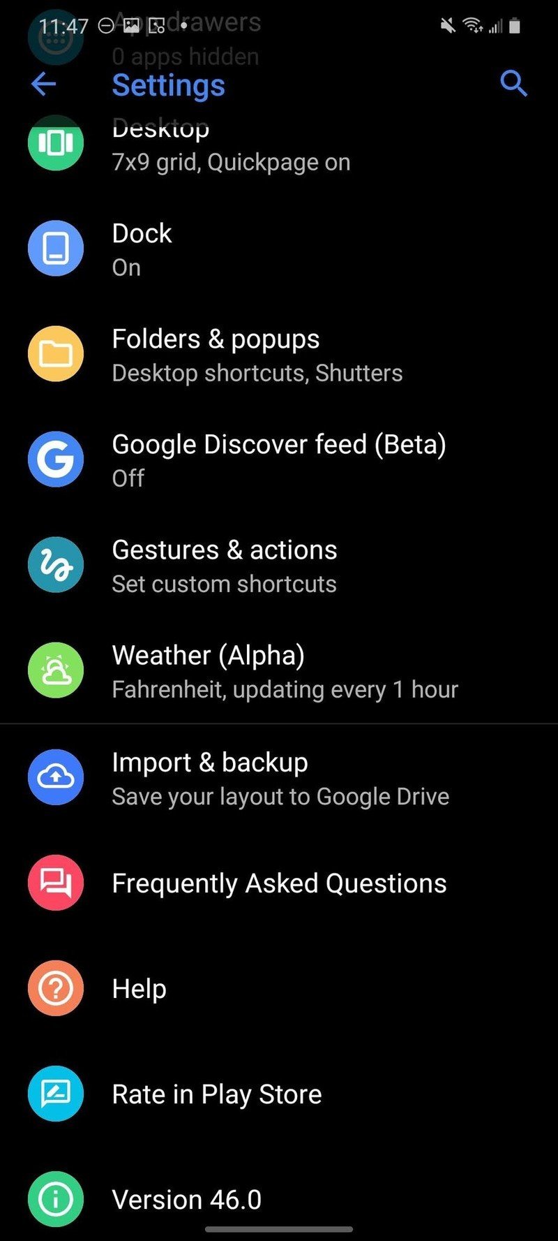 How To Backup Action Launcher
