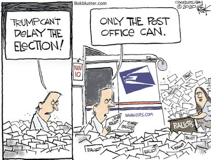 Editorial Cartoon U.S. Trump post office election