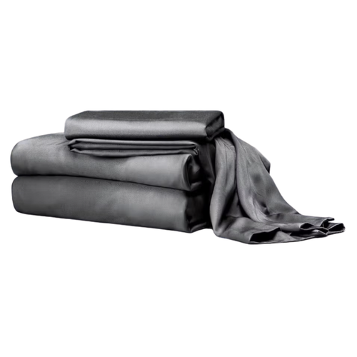 Luxury Bamboo Viscose Sheet Set in  Charcoal