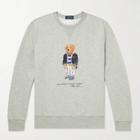 Polo Ralph Lauren Gray Printed Cotton-Blend Jersey Sweatshirt: was £165, now £82.50 (50%) at
