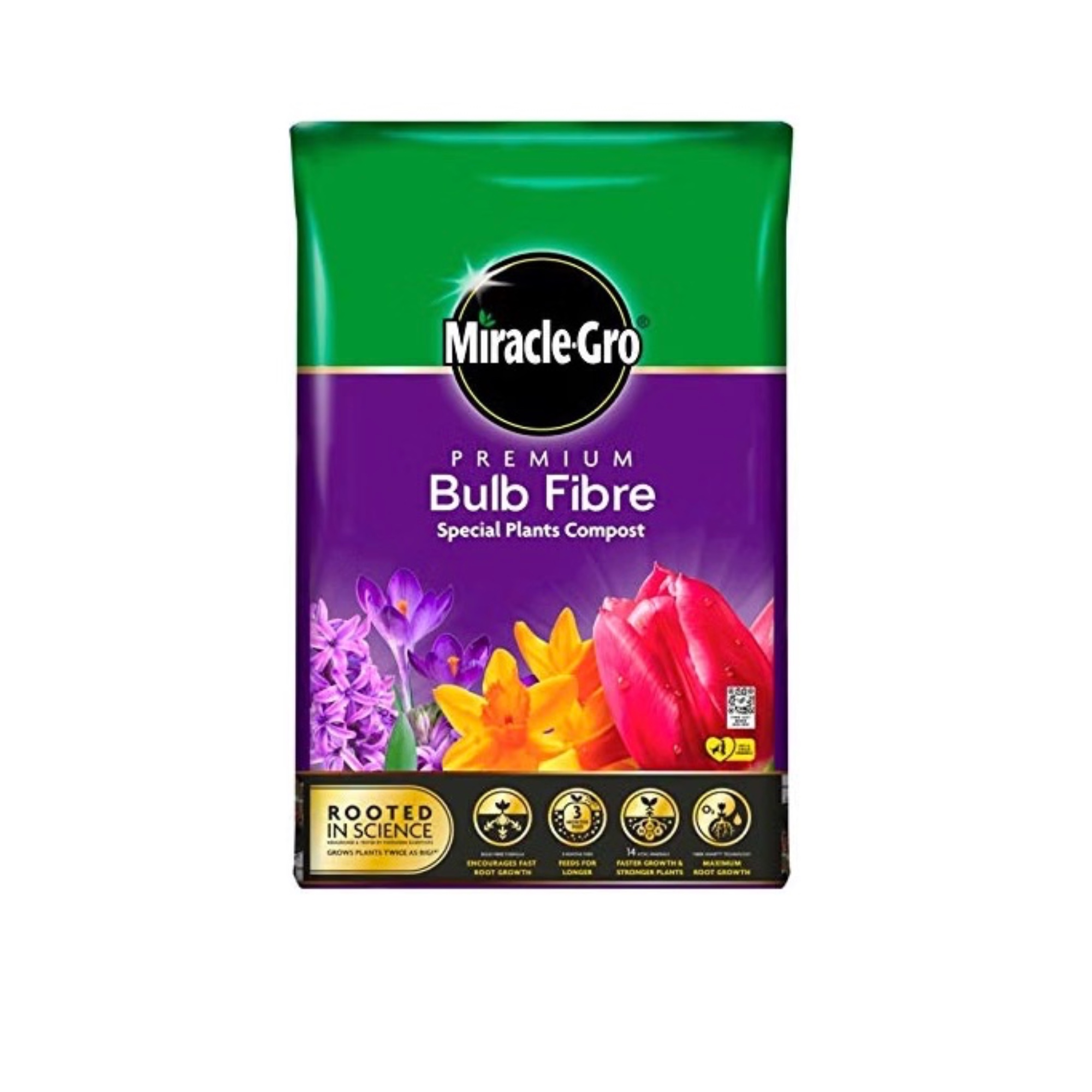 Miracle Gro Premium Bulb FibrePotting Mix, 10L
