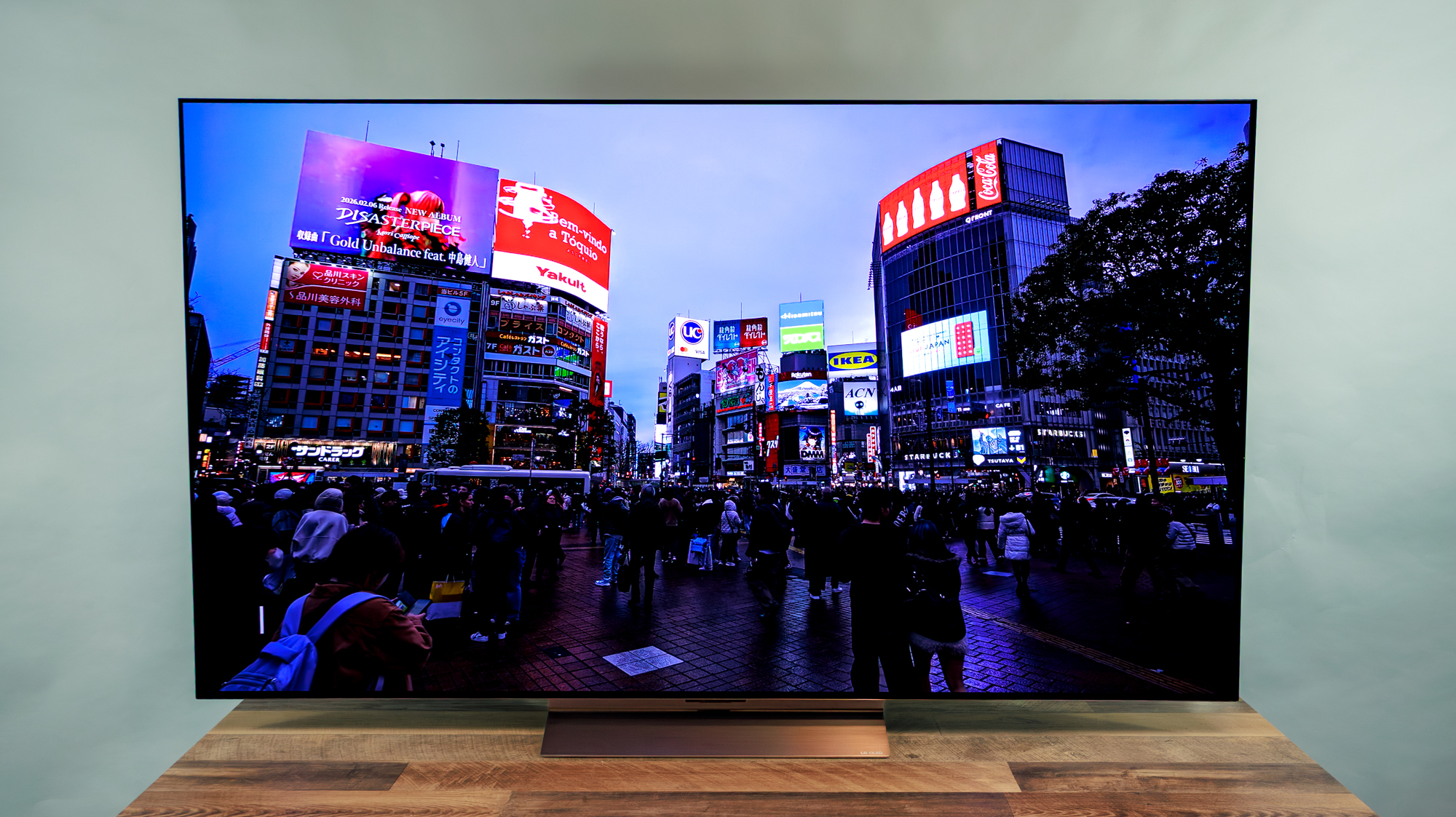 The LG C6 OLED at Future's testing labs in New York.