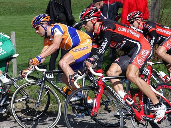 Juan Antonio Flecha (Rabobank) wasn't on the pace today, but Alejandro Valverde (Caisse d'Epargne) was.