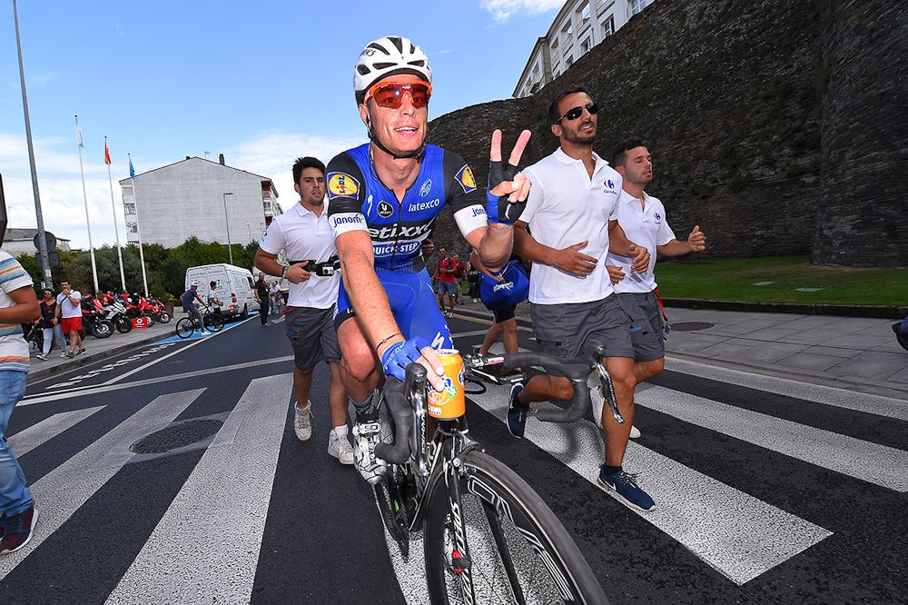 That's two for Gianni Meersman after winning stage 5 at the Vuelta a Espana.