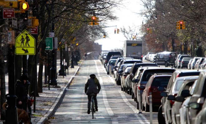 Cyclists, Brooklyn